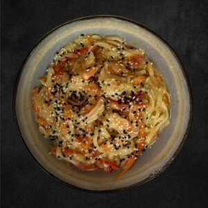 Лапша на выбор + Креветки с овощами